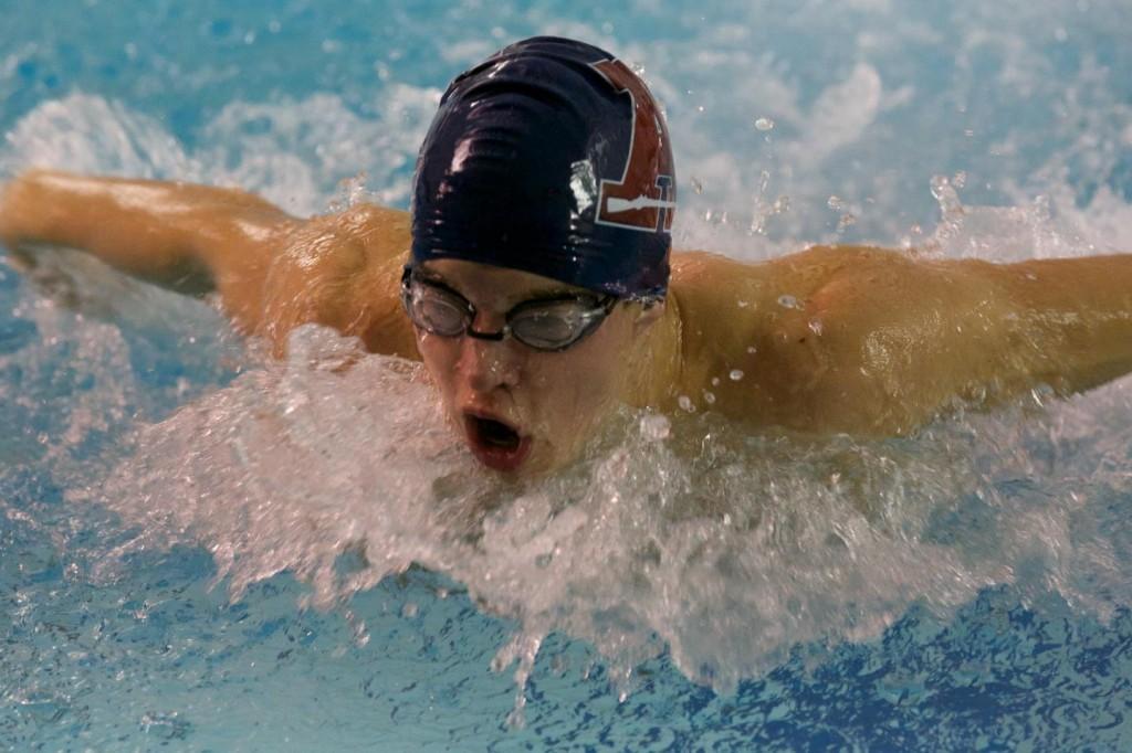 Senior Matt Lockman is the school record holder in the 50m and 100m freestyle. He shares the school record in the 200m medley relay record with Chase Robbins, Tim Webb, and Stephen Topping. 
“I try to lead by example and get everyone pumped up to swim fast,” Lockman said. 
