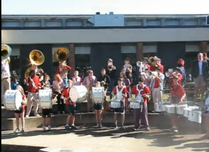 Brass Choir and Drumline Perform
