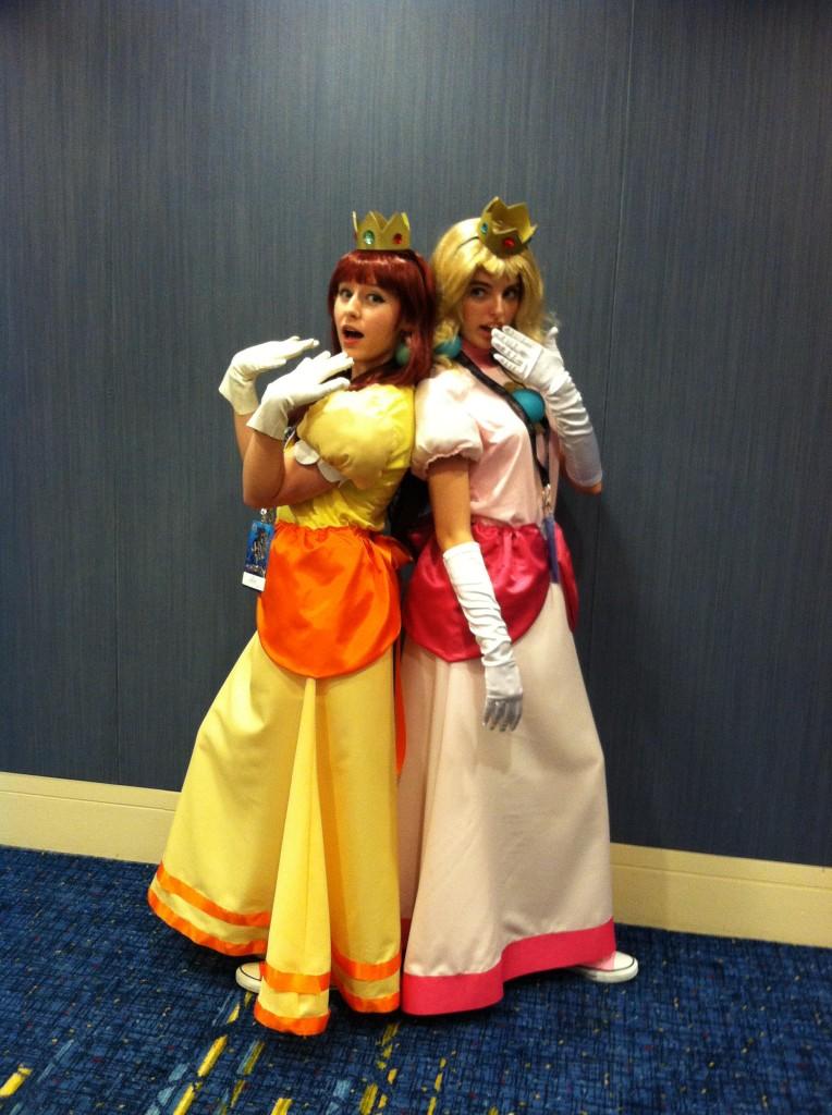 Walton student Isabel Ross and freshman Kieran Rundle (right) dressed as Princess Daisy and Princess Peach at Atlanta’s DragonCon. The Labor Day convention had 52,000 attendees.