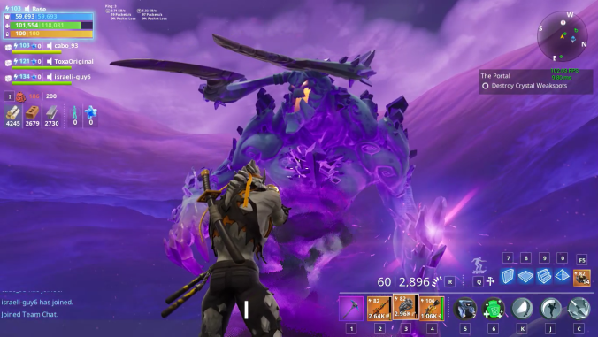 storm king fight unlocked by completing the third and final part of the canny valley - purple storm fortnite