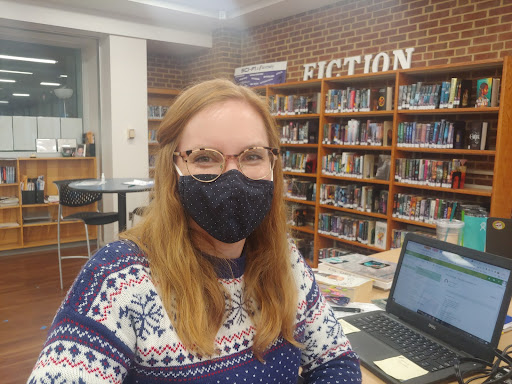 Librarian Monica Laux
