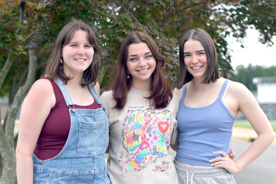 Juniors Madeline Colavincenzo, Emma Niehaus and Marissa Trader have started a Student Mental Health club to de-stigmatize mental health concerns. 