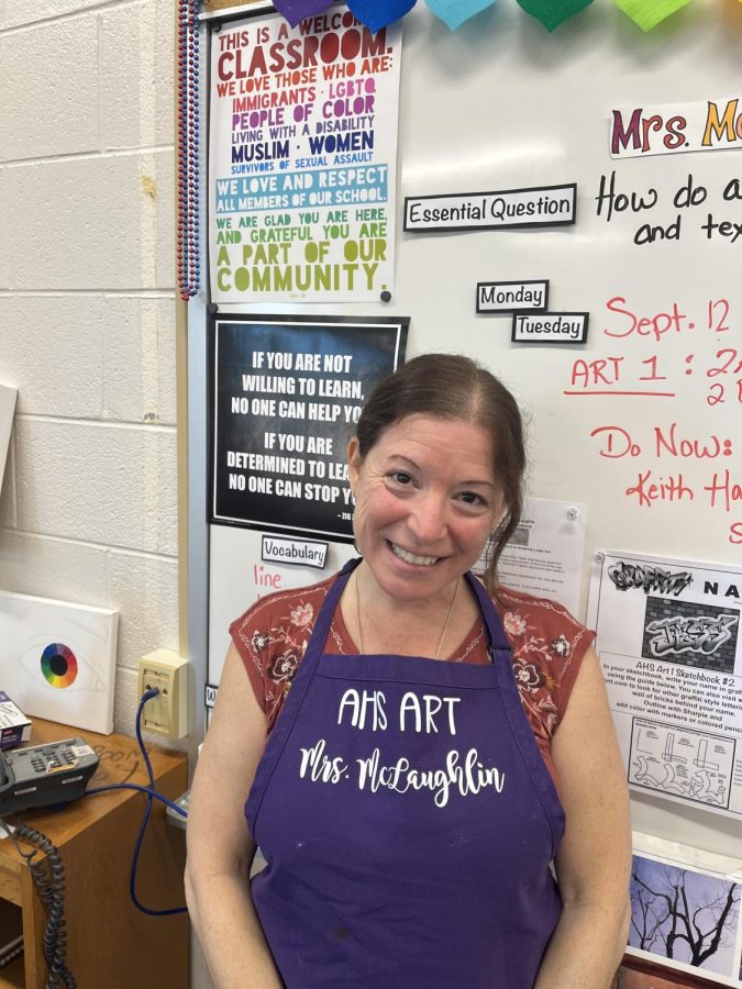 Art Teacher Rachel McLaughlin