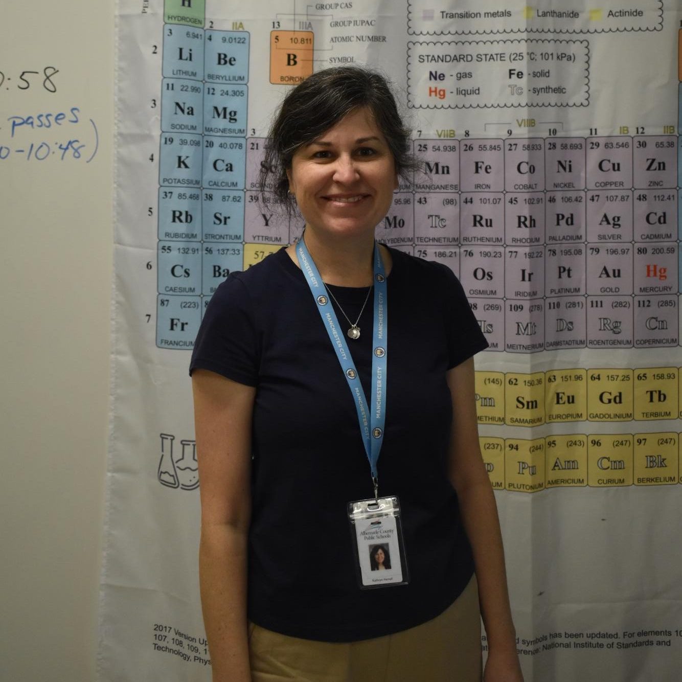 Chemistry teacher Kathryn Harrell