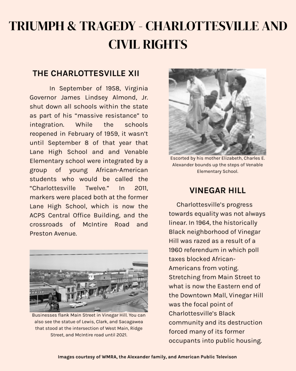 TRIUMPH & TRAGEDY - CHARLOTTESVILLE AND CIVIL RIGHTS